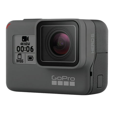 GoPro HERO6 Black - Action camera - mountable - 4K / 60 fps - Wi-Fi, Bluetooth - underwater up to (Best 4k Camcorder Reviews)