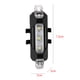 thumbnail image 5 of Luces traseras recargables Greeniant para bicicleta impermeable luz trasera intermitente equipo de iluminación profesional resistente Ciclismo Blanco OD0114-03, 5 of 6