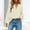 *Beige, variant on ClodeEU Women's Long Ruffle Sleeved V Neck Shirt ,Loose Casual Blouses,Solid Color Shirt Top Light Blue,Womens Plus S