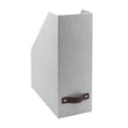 thumbnail image 3 of Bigso Estelle Canvas Fiberboard Upright Magazine Storage Box | Ash, 3 of 12
