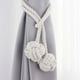 thumbnail image 3 of Clip para cortina atado a mano fino, 2 uds., borlas para cortinas, alzapaños para cortina/ventana con borlas, cuerda de algodón, accesorios para espalda de bola Adepaton 2034745-1, 3 of 9