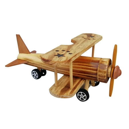 

Desktop Wood Warplane Model Desktop Airplane Decor Craft for Home Hotel Office