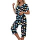 thumbnail image 2 of Puntoco Conjuntos de trajes de yoga sin mangas para mujer, sin mangas, acanalados, cintura alta, pantalones cortos Puntoco Puntoco-3734, 2 of 8