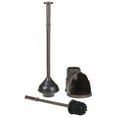 thumbnail image 5 of mDesign Hidden Plunger and Brush Set for Bathroom Toilet - 2 Pack, Bronze, 5 of 9