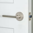 thumbnail image 3 of Viaggio Clomhmmil_Prv_238_Rh Circolo Hammered Right Handed Solid Brass Privacy Door Lever, 3 of 7