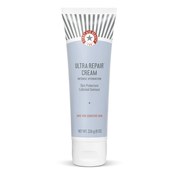First Aid Beauty - Ultra Repair Cream, Intense Hydration Whipped Colloidal Oatmeal, Clinically Proven to Strengthen Skin Barrier in 7 Days & Helps Relieve Eczema, Luxury Face &
