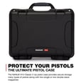 thumbnail image 2 of Nanuk 910 Waterproof Professional Classic Pistol/Gun Case, Military Approved with Custom Insert for 2UP - Black, 2 of 8