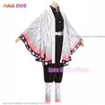 thumbnail image 4 of Disfraz de Kochou de Anime Shinobu para adultos y niños, ropa de Cosplay de Kanae, uniforme con Clip de mariposa, capa de Slayer, traje de Halloween, 4 of 5
