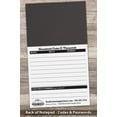 thumbnail image 2 of Magnetic Notepad, Peel and Stick Business Card Magnet, Box of 100 Marketing Supply Note Pads (No Place Like Home), 2 of 4