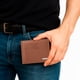 thumbnail image 5 of Cartera Horse Imperial Plake 3 café piel sintética hombre, 5 of 5