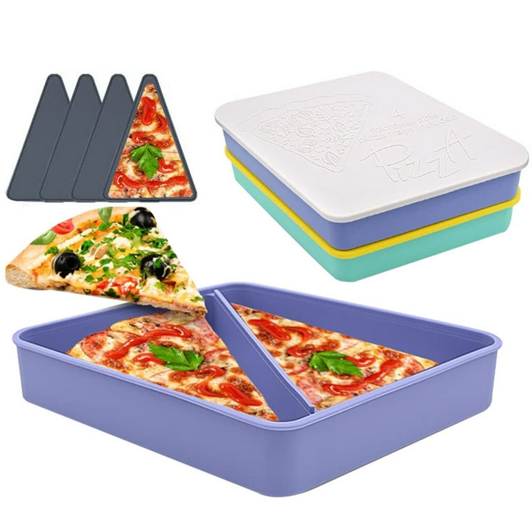 2 Silicone Pizza Storage Container Collapsible & Pizza Cutter - Reusab —  CHIMIYA