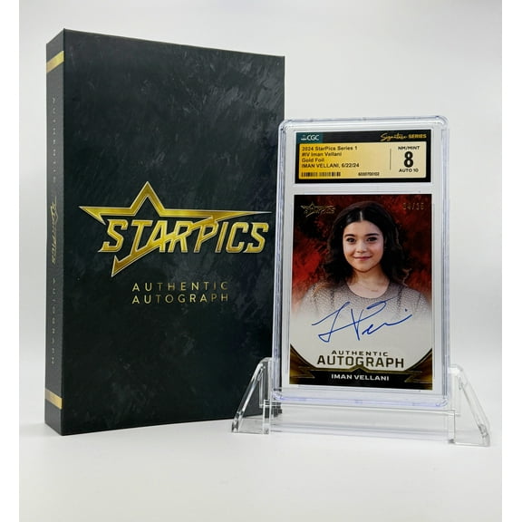 StarPics Iman Vellani Autographed Trading Card - Limited Edition