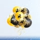 thumbnail image 5 of FELTECHELECTR 15 globos decorativos de Sagitario con lentejuelas de la constelación, ideales para bodas y cumpleaños (5 unidades en negro, dorado y transparente)., 5 of 6