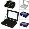 thumbnail image 3 of Amaiiu Portable Women Jewelry Display Box Large Capacity Organizer Ring Earrings Home Jewelries Case Holder Containers Gray, 3 of 8