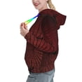 thumbnail image 2 of Honeii Spiders On A Web Pattern Womens Oversized Hoodies Long Sleeve Sweatshirts Pullover Fall Outfits with Pocket-Medium, 2 of 7