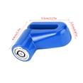 thumbnail image 3 of 3 Colors Metal Bike Lock Disc Brakes Anti Theft Bicycle Locks With Plastic Frame & Keys, 3 of 8