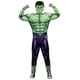 thumbnail image 4 of Disfraz de adulto Jazwares Marvel Hulk con mono acolchado y máscara, talla M, 4 of 4