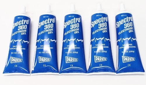 Parker Labs 12-08 Spectra 360 Electrode Gel 250g Tube (Set of 5)
