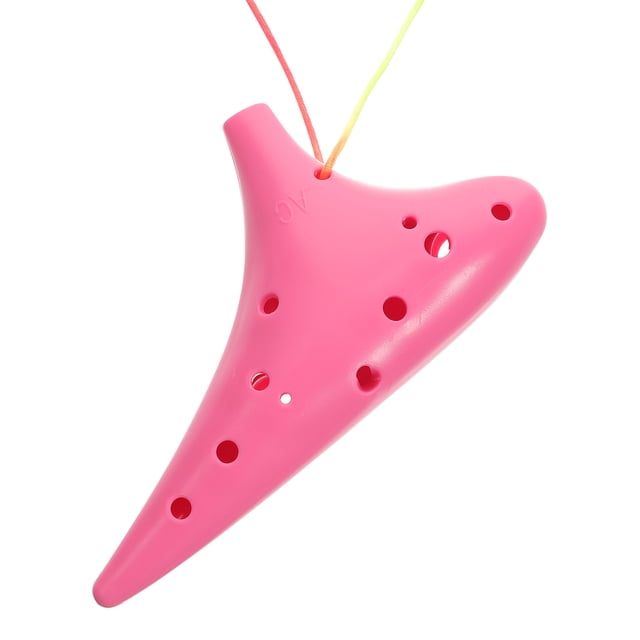 FELTECHELECTR Ocarina Alto de 12 agujeros, instrumento de plástico, fácil de tocar, rendimiento profesional.