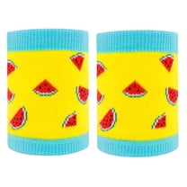 Mosey 1 Pair Sports Wristbands Super Soft High Elastic Sweat-absorbing Hand Wrist Support Sweatband for Children