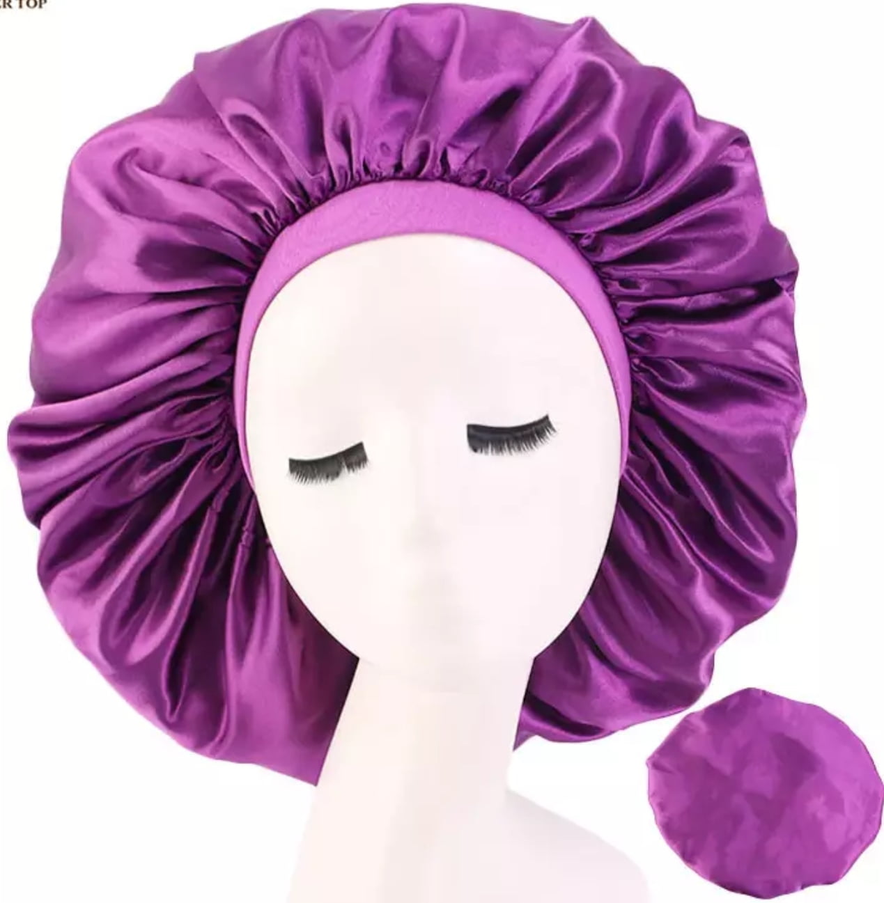 3 Piece Extra Large Satin Bonnets