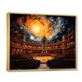 thumbnail image 2 of Designart "Hall Of Concert Halls art painting VI" Architecture Floater Framed Wall Art Living Room, 2 of 7