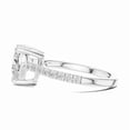 thumbnail image 4 of Zuwelria 2.30 Carat Beautiful Heart Cut | D/VVS1 Moissanite Diamond Engagement Ring - Bridal Ring - Promise Ring | 18K White Gold Over Sterling Silver | D/VVS1 Size 5, 4 of 8