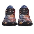 thumbnail image 5 of Farm Tractor American flag Shoes Sneakers Black Size 7.5, 5 of 7