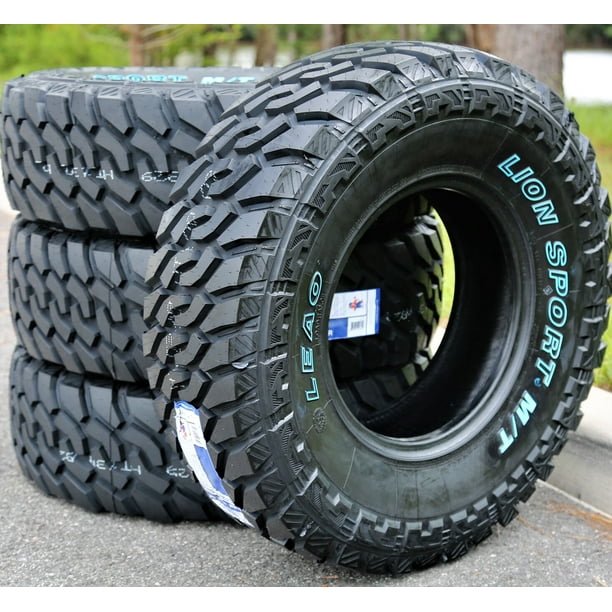 Set of 4 (FOUR) Leao Lion Sport MT LT 285/70R17 Load E (10 Ply) M/T Mud Tires