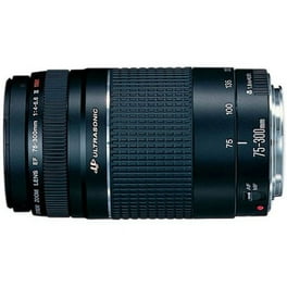 Canon EF 75-300mm f/4-5.6 III Lens with UV Filter for EOS 7D
