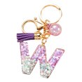 thumbnail image 3 of LYMAYTER Cute Pink Tassel Mug Accessory Initial Letter Charm Keychain - with Tassel, Heart - shaped Sequins, 3 of 7