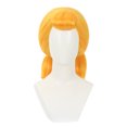 thumbnail image 1 of Peluca amarilla para cosplay, pelo corto y ondulado con parte lateral de 35 cm, 1 of 1
