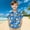 Blue, variant on OGLCCG Boys Hawaiian Shirts Short Sleeve Summer Beach Button Down Aloha Luau Shirts for Kids Casual Tropical Shirt with Pocket 2-15 Years