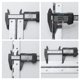 thumbnail image 4 of Paquete de 4 bisagras de piano resistentes de 2.0 in de ancho abierto x 16.0 in continuas y bisagras de piano de 0,06, 4 of 5