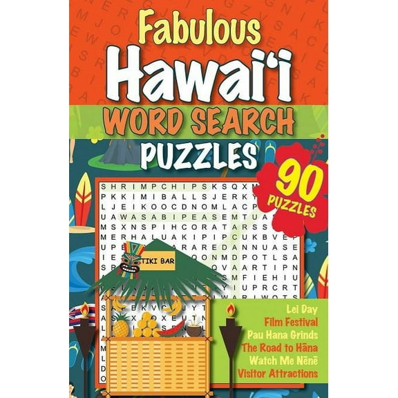 Fabulous Hawaii Word Search Puzzles