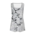 thumbnail image 5 of Pitauce Womens Flower Print Tank Tops Square Neck Sleeveless Casual Loose Fit Shirts Swing Tunic Tops, S-5XL, 5 of 6