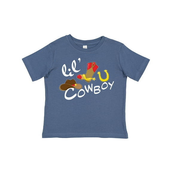 Inktastic Lil' Cowboy Boys Toddler T-Shirt