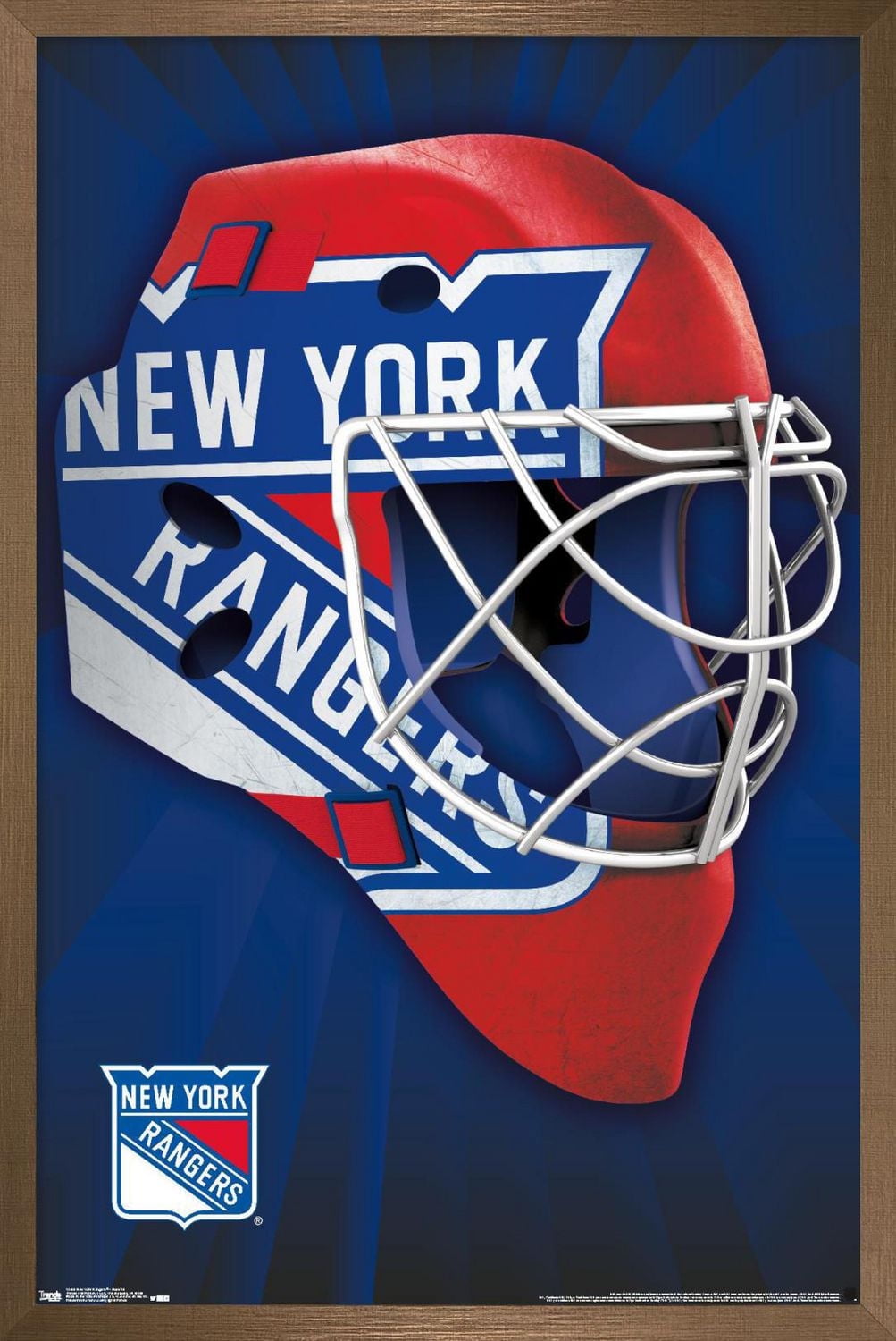 NHL New York Rangers - Mask 16 Wall Poster