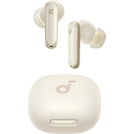 Soundcore P40i by Anker Noise Cancelling Wireless Earbuds Adaptive Noise Cancelling to Environments Heavy Bass 60H Playtime 2-in-1 Case and Phone Stand IPX5 Wireless Charging Bluetooth 5.3