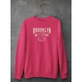 thumbnail image 3 of Brooklyn 1987 College Style Sweatshirt Women -Image by Shutterstock, Female Small, 3 of 4