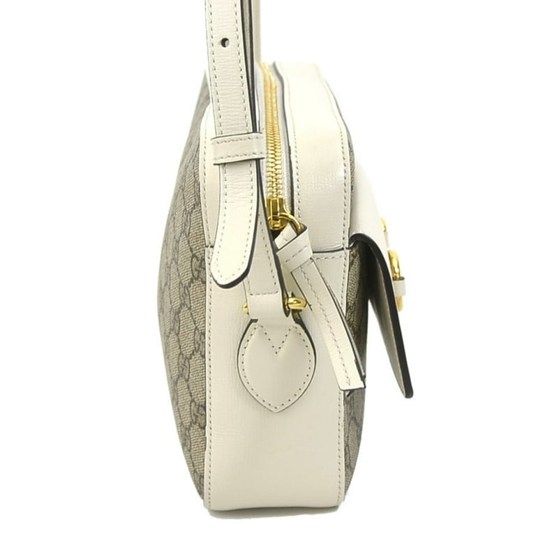 Pre-Owned GUCCI Crossbody Shoulder Bag GG Supreme PVC Pre-Owned GUCCI Crossbody Shoulder Bag GG Supreme PVC