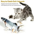 thumbnail image 2 of Juguete para Gatos, Juguete para Peces para Gatos, Juguete Electrónico para Peces con Hierba Gatera, Juguete Interactivo para Masticar, Juguete para Peces para Gatos, Juguete para Gatitos, Carga USB,, 2 of 7