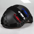 thumbnail image 2 of LáMpara de SeñAl para Casco de Bicicleta, LáMpara Trasera Impermeable, LED, Estilo USB, LáMpara Desmontable PortáTil Recargable para Ciclismo, A-Rojo, 2 of 5