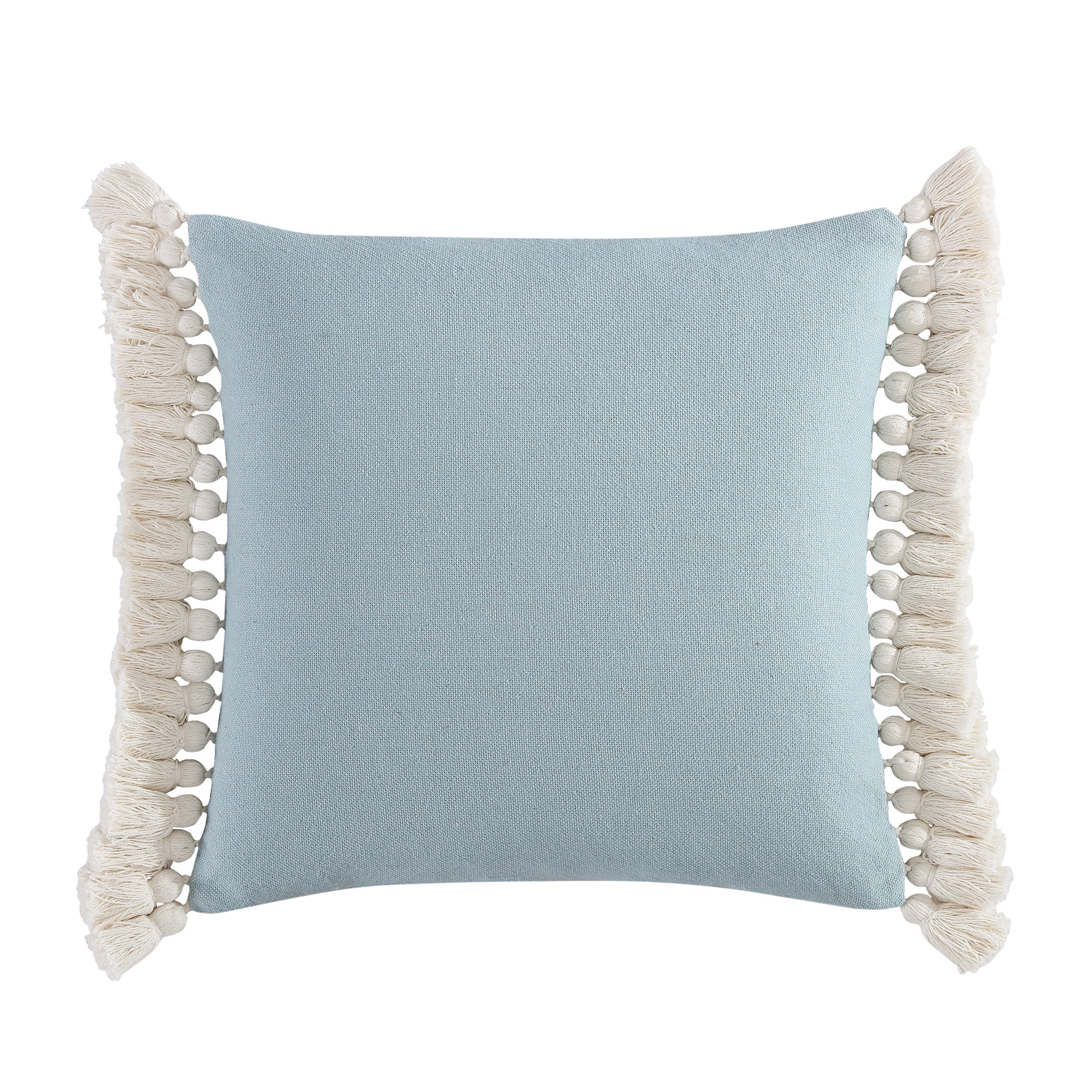 Sky Summer Sweet Blue Green Cotton Reversible 2 Euro Pillow Shams NWT $110 