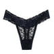 thumbnail image 1 of Braguitas tanga de encaje para mujer, talla grande: diseño transparente, cintura baja, entrepierna de algodón, para uso diario o sexy., 1 of 3