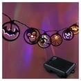 thumbnail image 2 of Halloween Led Colorful Bat Skull Light String Bat, 2 of 2