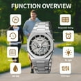 thumbnail image 5 of SKMEI Men's Digital Watch, Sports Waterproof Military Watches for Men LED Casual Stopwatch Alarm Tactical Men's Wrist Watches, 5 of 9