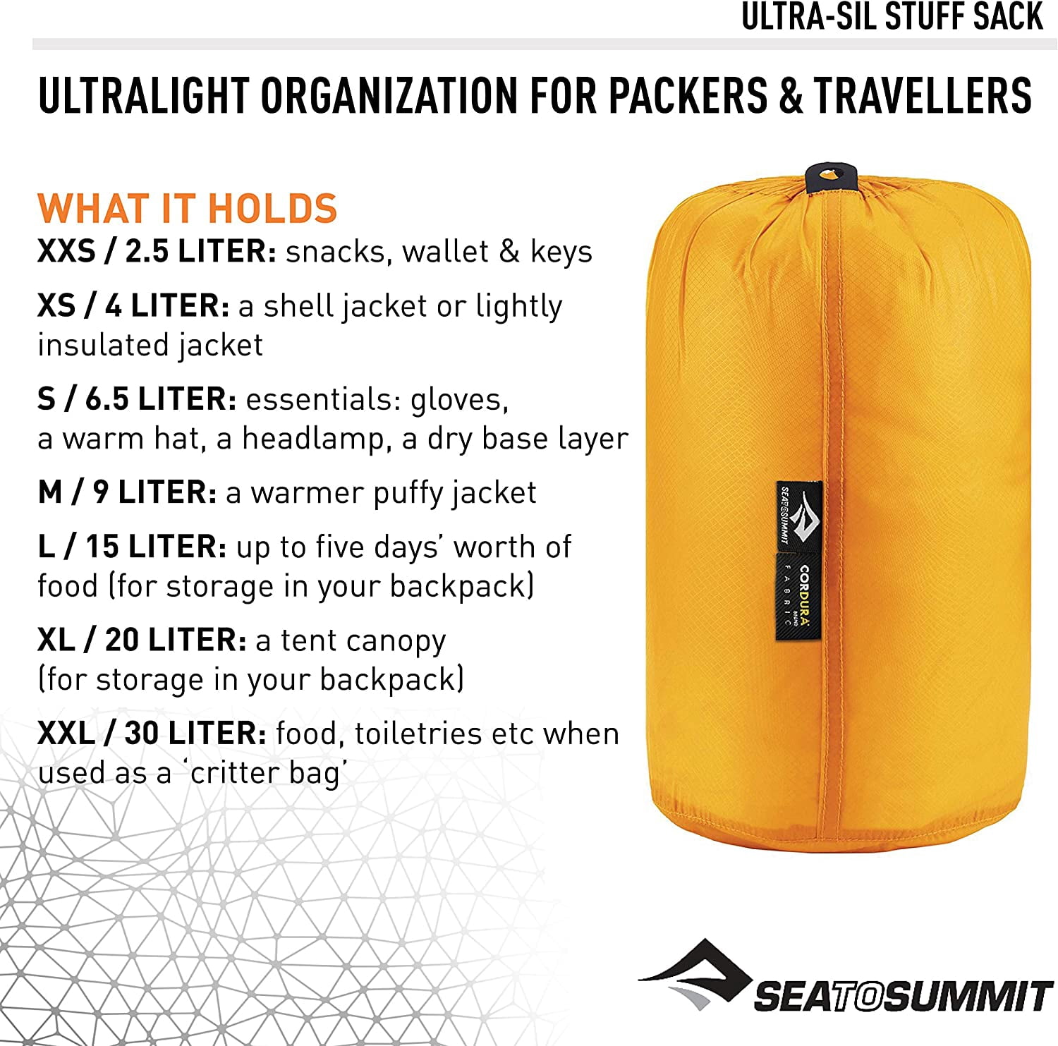 Sea to Summit Ultra-Sil Stuff Sacks - Thumbnail 5
