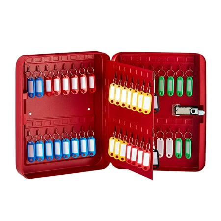 Adiroffice 682 60 Red Key Cabinet With Combination Lock 60 Key