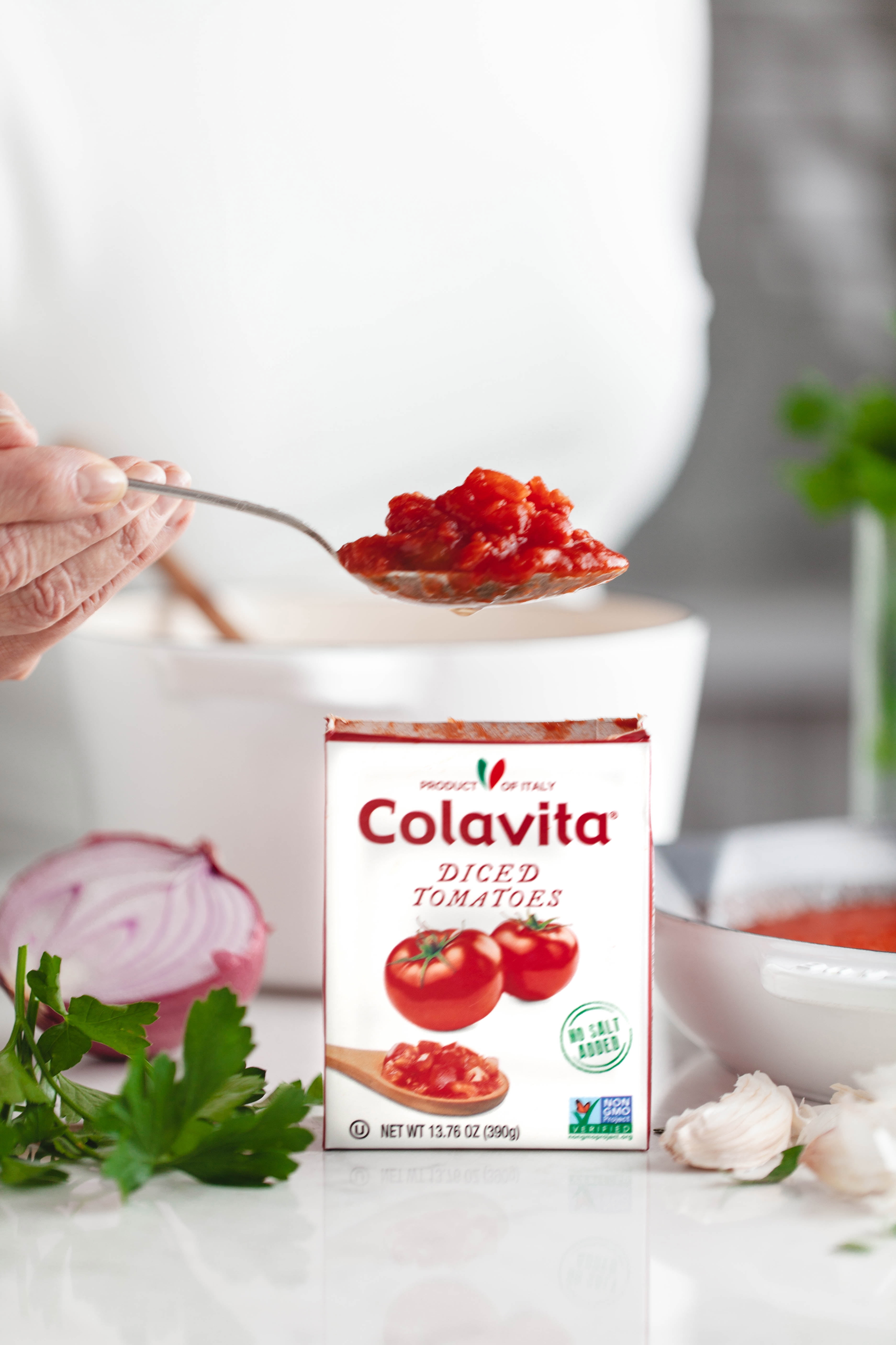 (6 pack) Colavita Diced Tomatoes, 13.76 Ounce